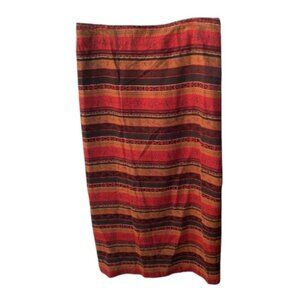 Rafael Sport Horizontal Leaf Printed Pencil Skirt I Size: M